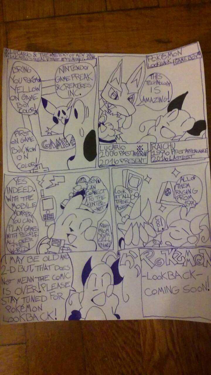 My first ever Pokémon fan comic!